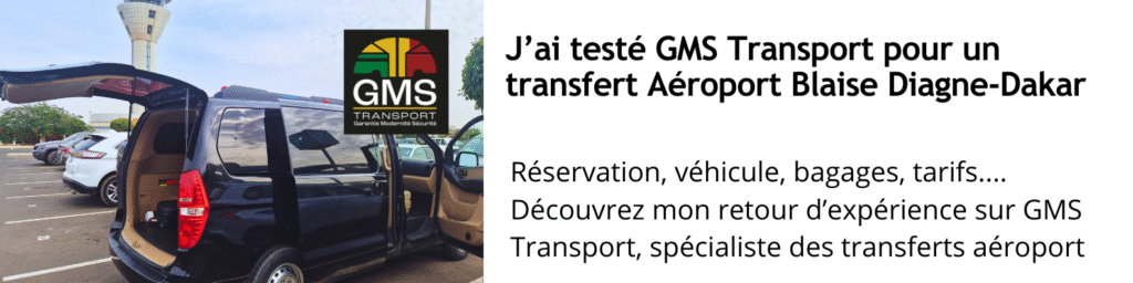 Les transferts aéroport au Sénégal