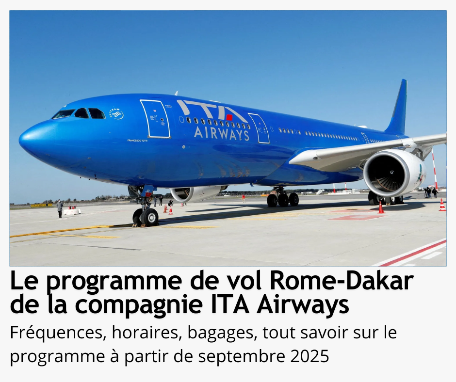 J'ai testé la compagnie Luxair pour Dakar